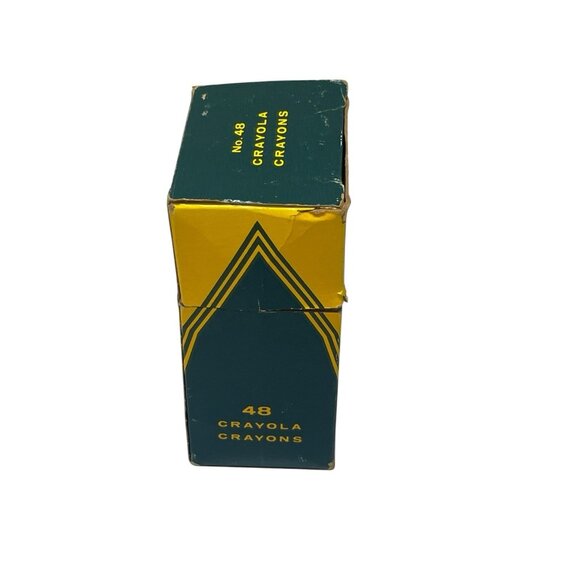 VTG Crayola Crayon Binney & Smith Box & Crayons Retired Colors Brick Red Thistle - Picture 5 of 9